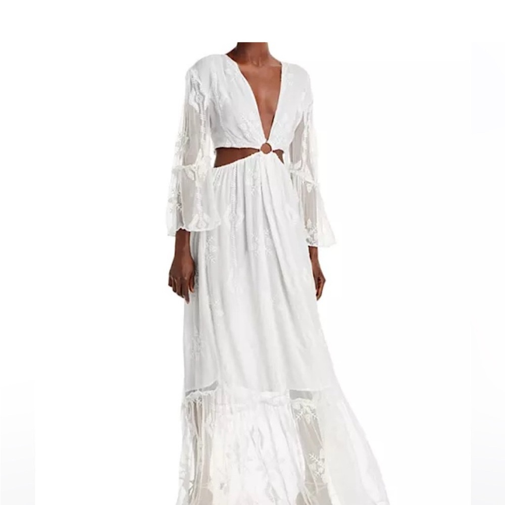 Ramy Brook White Maxi Dress